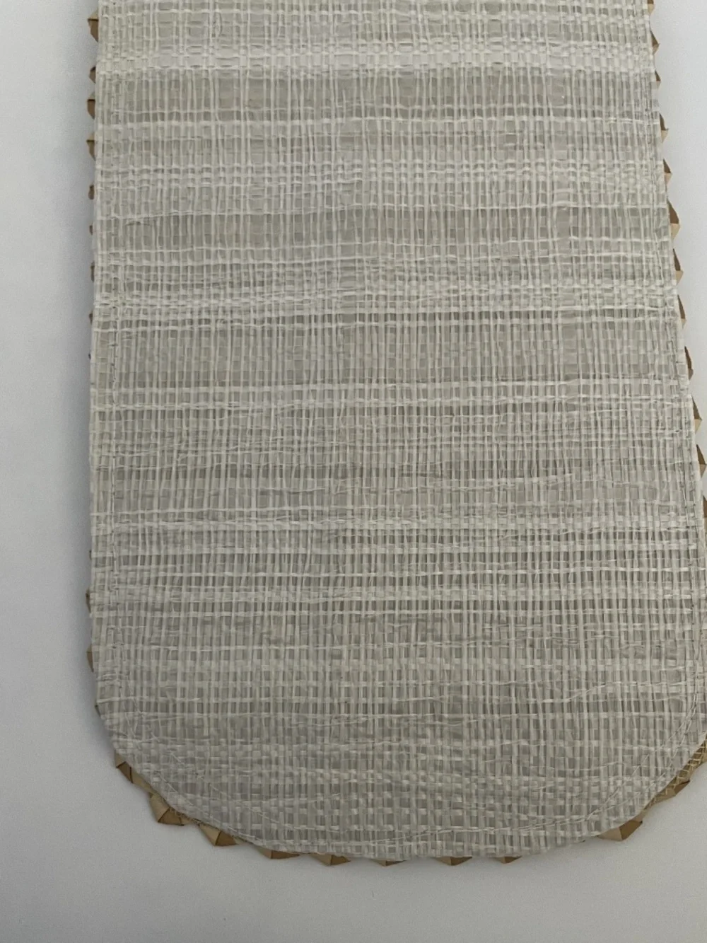 Vintage Wicker Wall Organizer Mail Letter Bill Holder 3 Pocket Butterfly Stitch